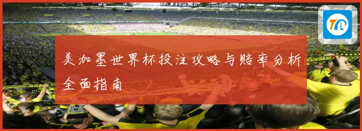美加墨世界杯投注攻略与赔率分析全面指南